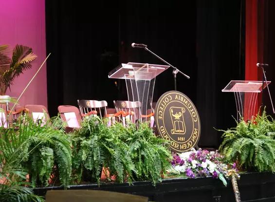 inauguration stage